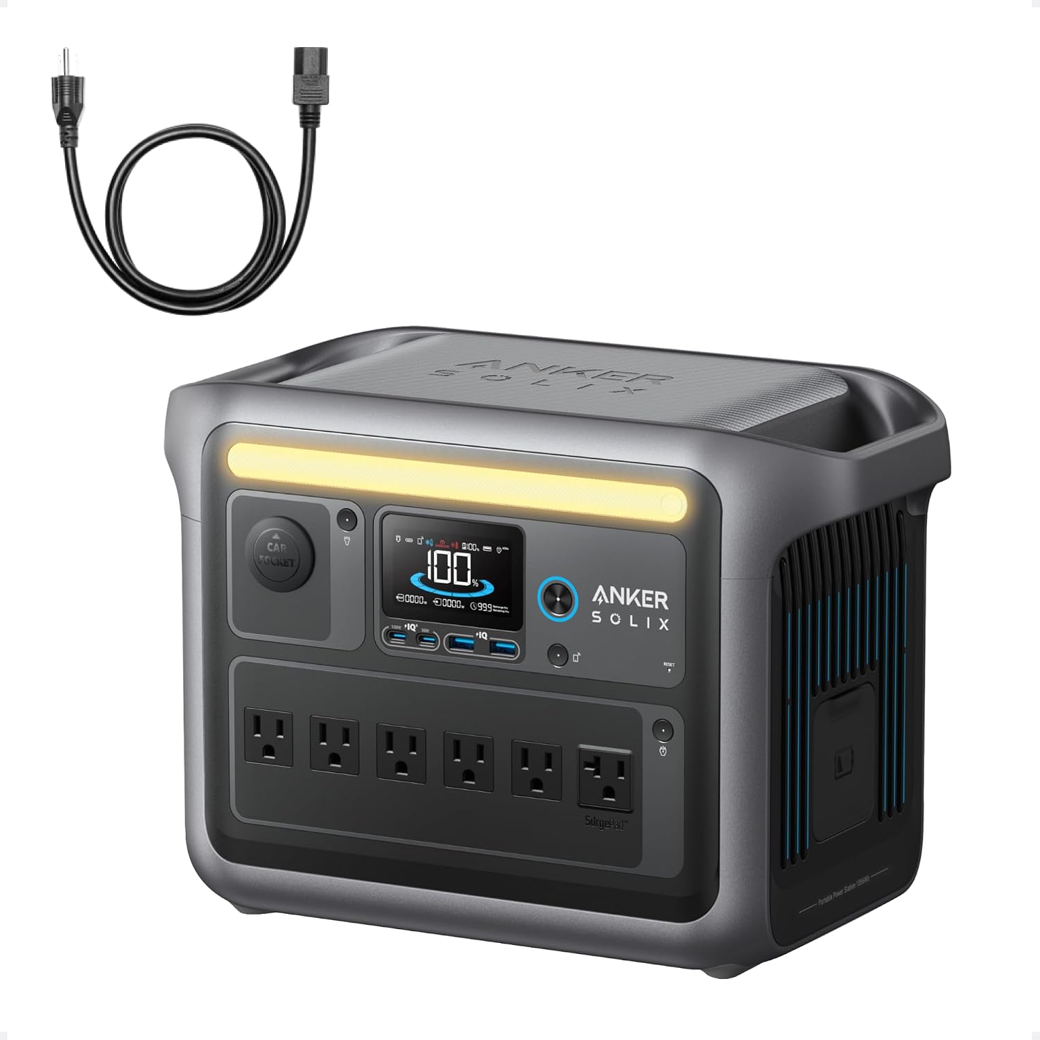 Anker SOLIX C1000 储能电源：核清 UltraFast 快充条件