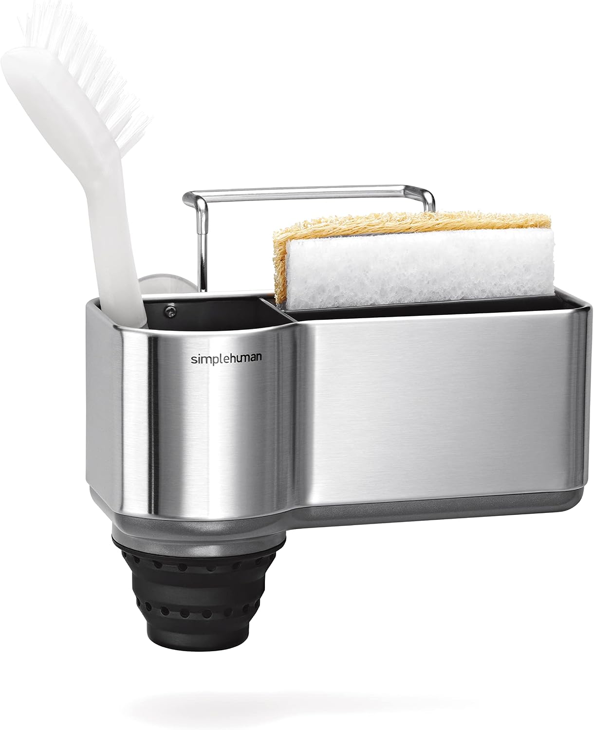 simplehuman KT1116 水槽收纳架:通风储位让海绵离开台面
