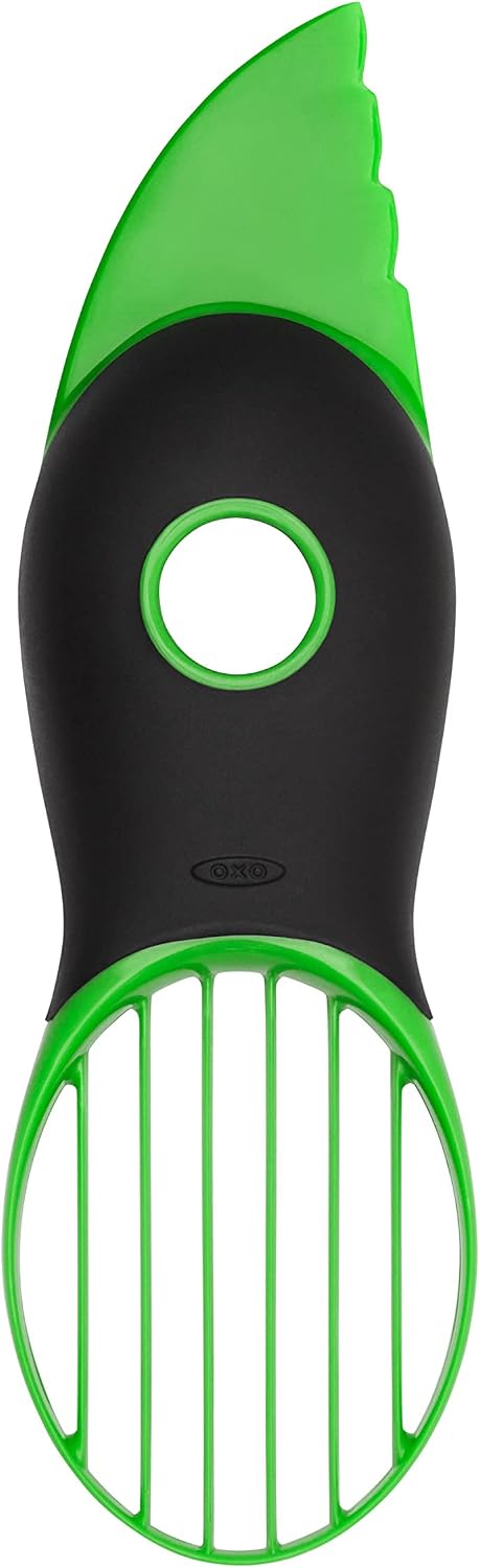 Green OXO Good Grips 3-in-1 Avocado Slicer, model 1252180