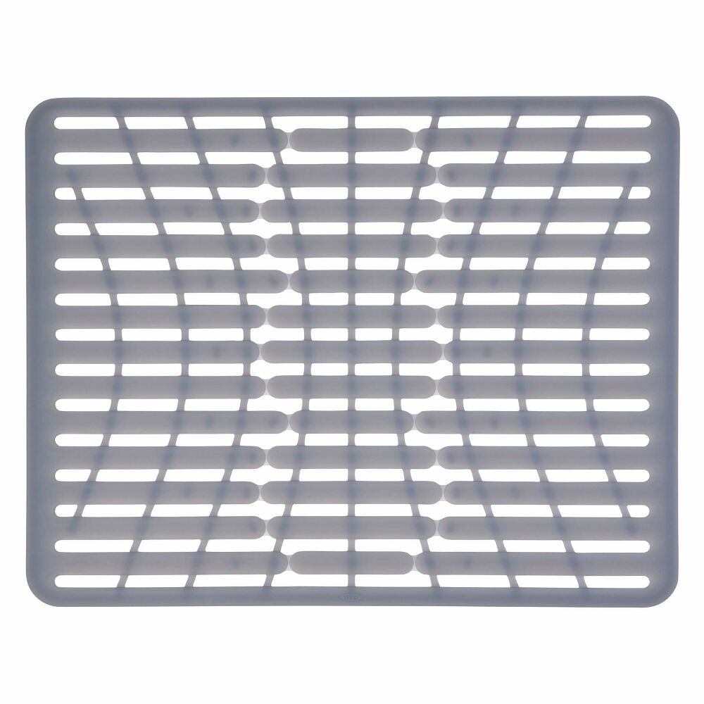 OXO Large Silicone Sink Mat: Cushioning With a Custom Drain Cutout