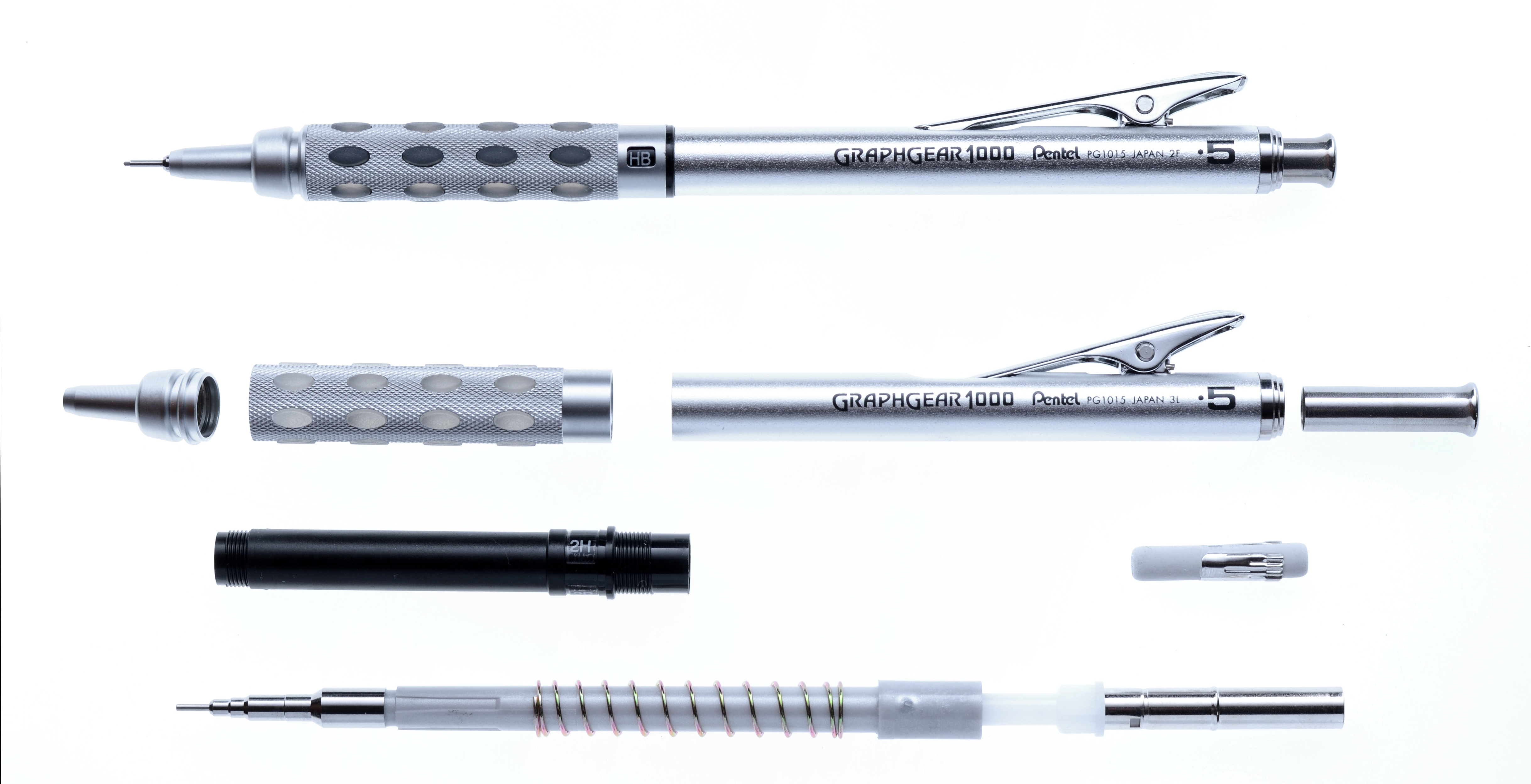 Pentel GraphGear 1000 0.5mm Pencil: Retracting Tip