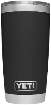 YETI Rambler 20 oz black tumbler MagSlider lid detail