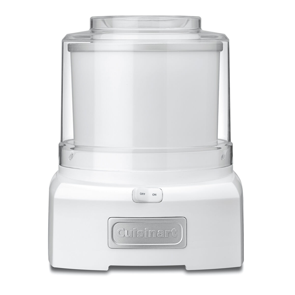 白色 Cuisinart ICE-21P1 1.5 夸脱冰淇淋机