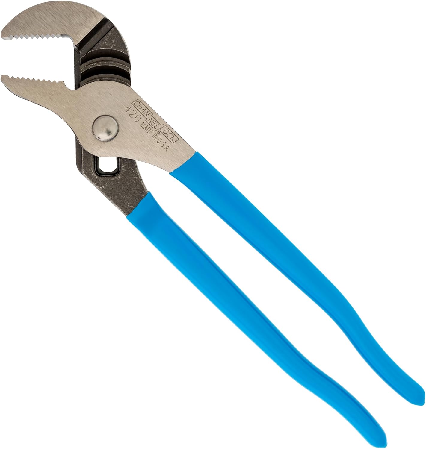CHANNELLOCK 420 Tongue-and-Groove Pliers: Fast Sizing Without a Bulky Tool