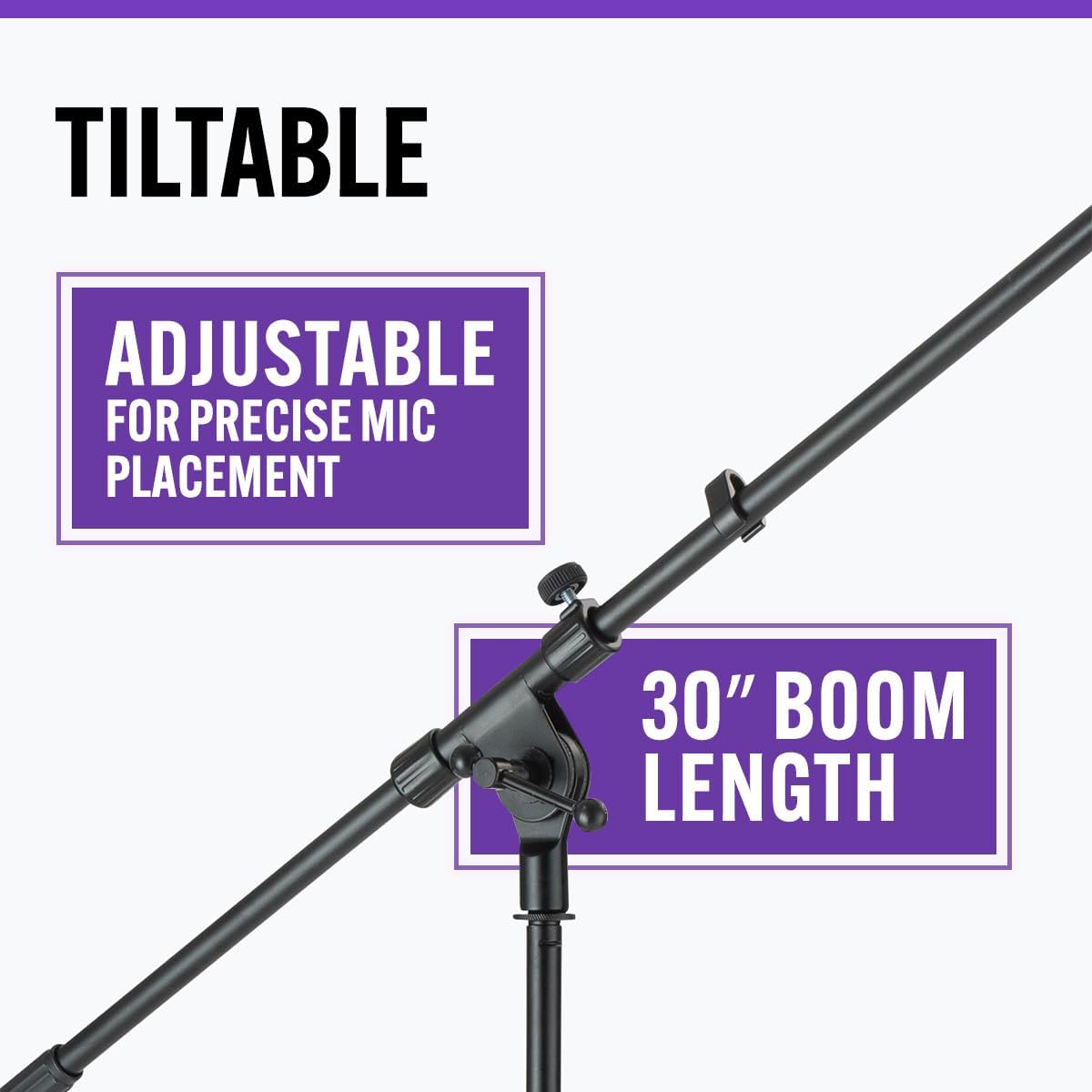 On-Stage MS7701B boom adjustment joint with separate sliding and angle controls