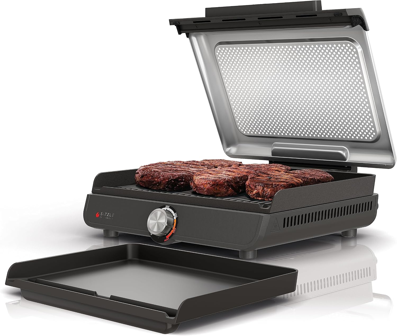 Ninja Sizzle GR101 Indoor Grill & Griddle: Swap Cooking Plates
