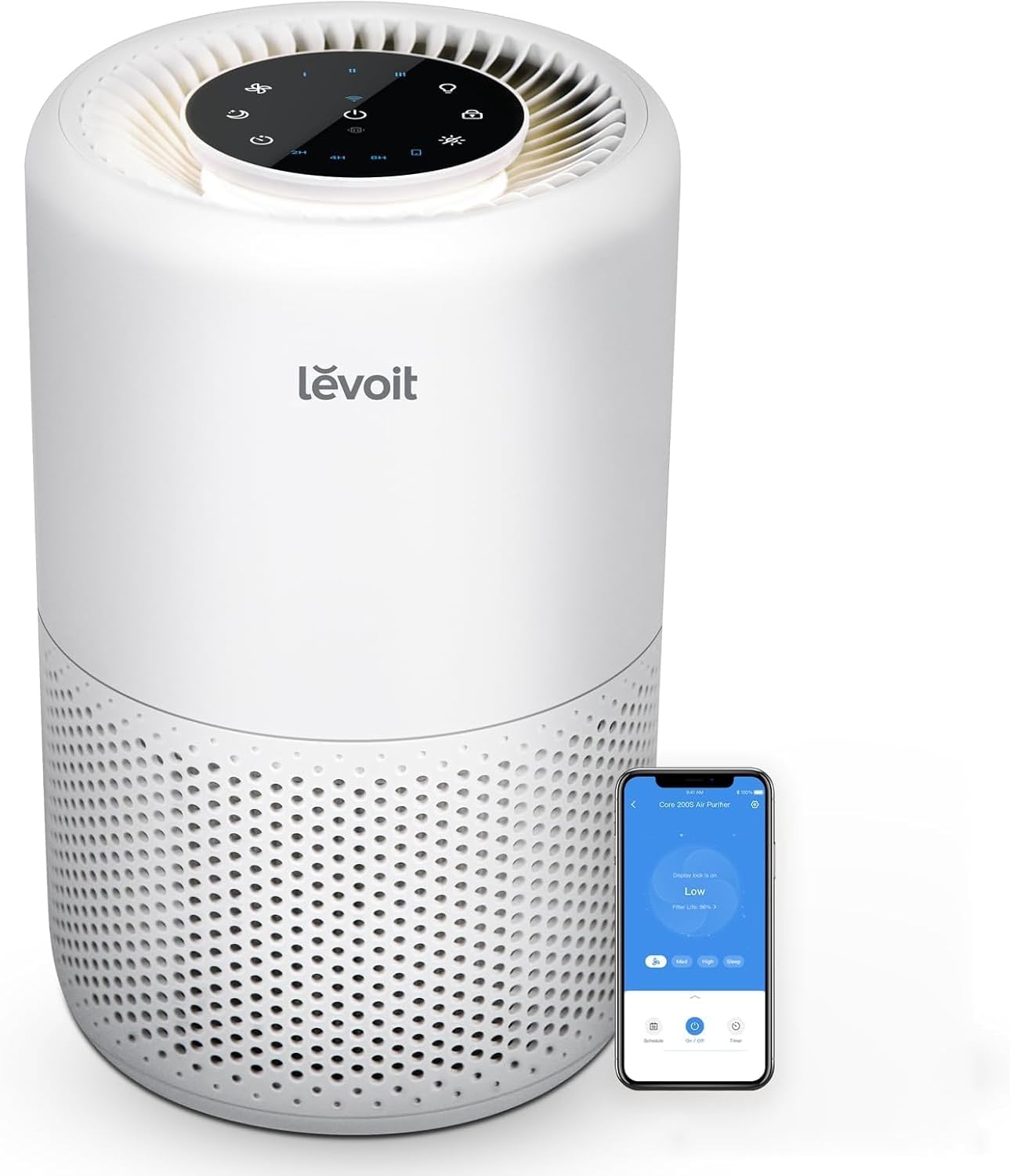LEVOIT Core 200S-P: Smart Air Purifier for a 140-Square-Foot Room