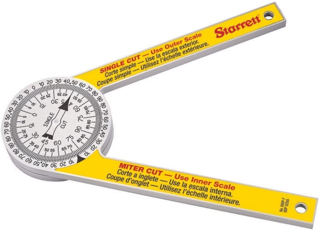 Starrett 505P-7 Miter Protractor: Choose the Right Scale