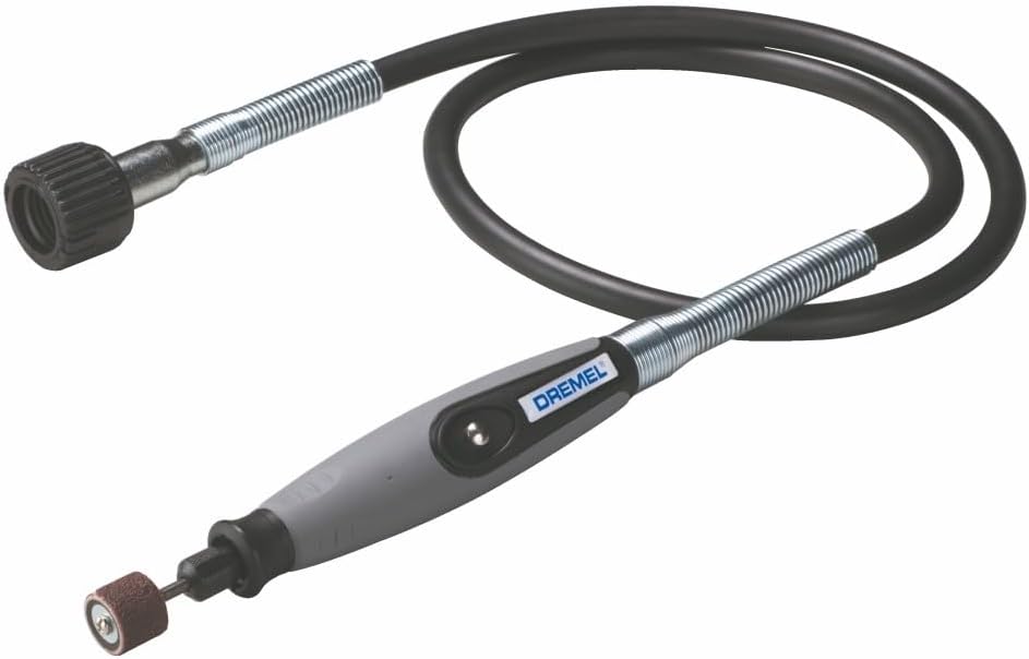 Dremel 225-02 软轴：让较小手柄靠近工件