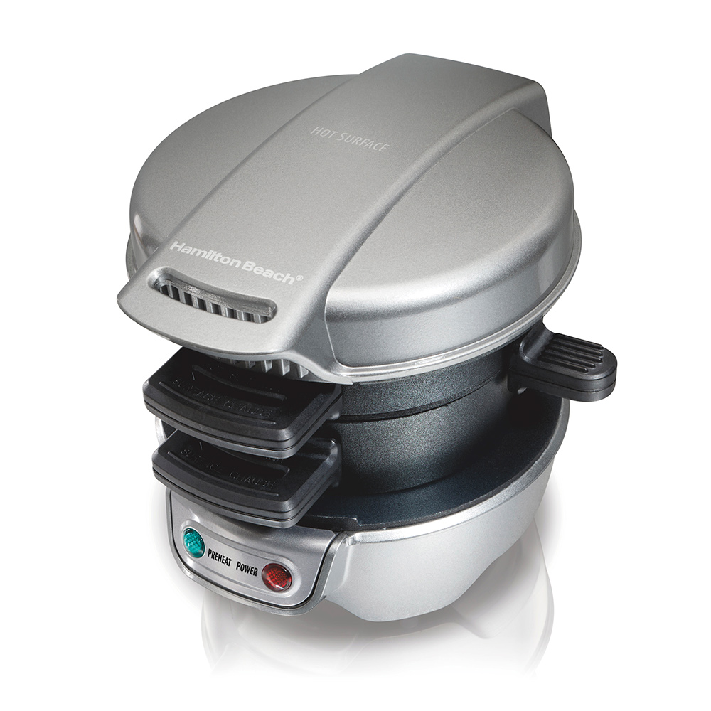 Hamilton Beach 25475MN gray breakfast sandwich maker
