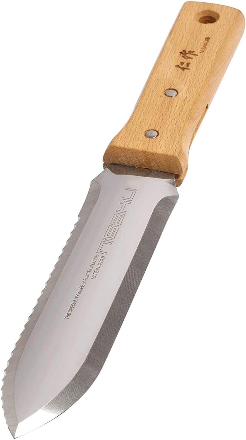 Nisaku NJP650 园艺刀：一把工具，处理四种日常花园工作