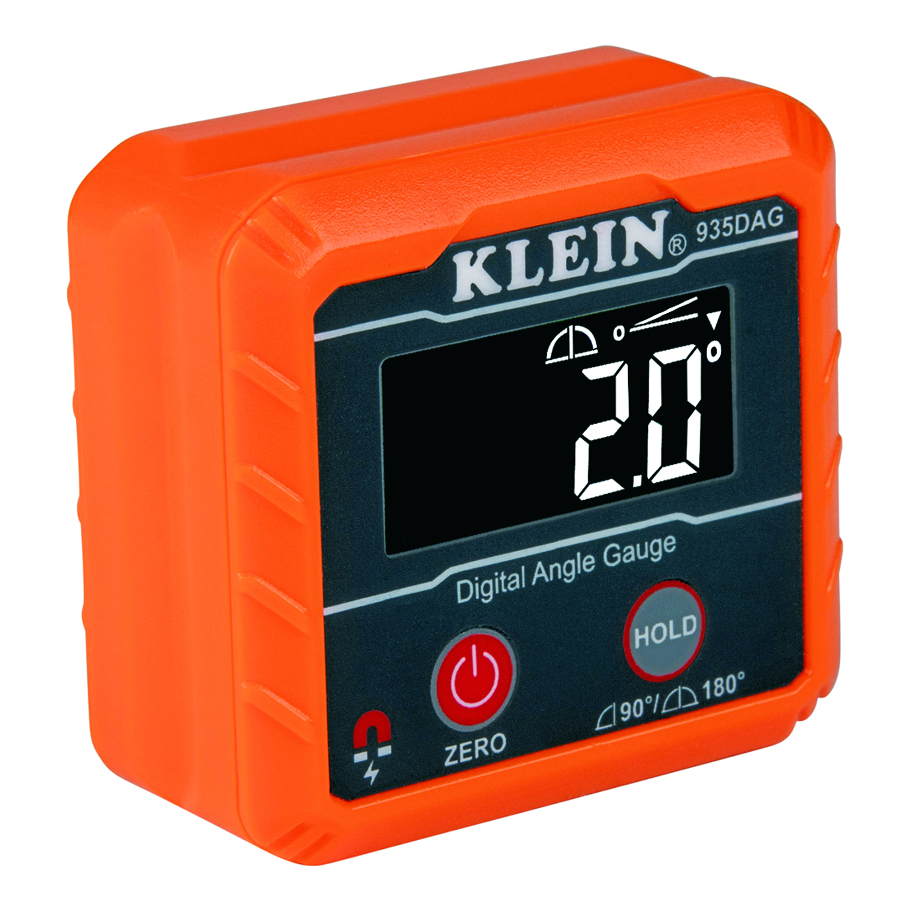 Klein Tools 935DAG Digital Angle Gauge and Level / orange and black / Amazon US B07ZWW3BW5
