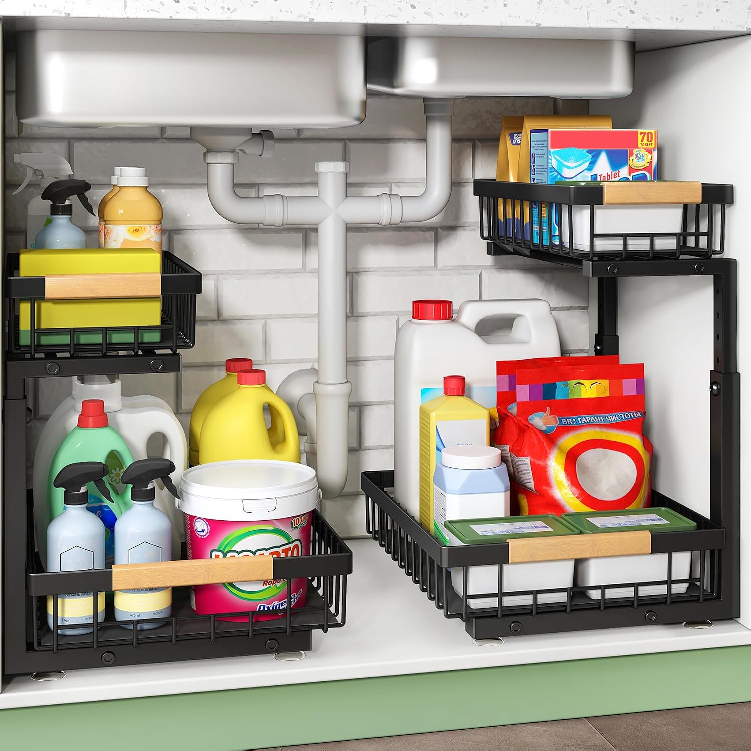 REALINN vs Kitstorack Under-Sink Organizers: Which Tier Should Slide?