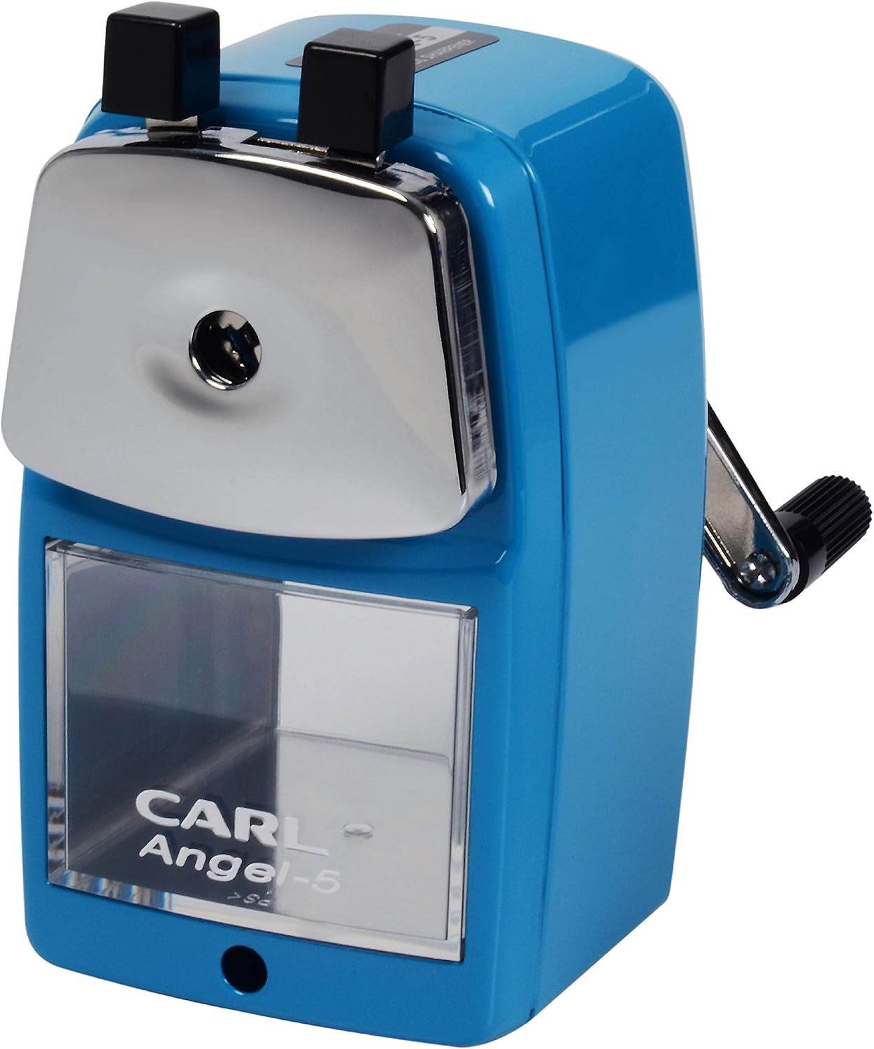 CARL Angel-5 Pencil Sharpener Feeds the Pencil as You Crank