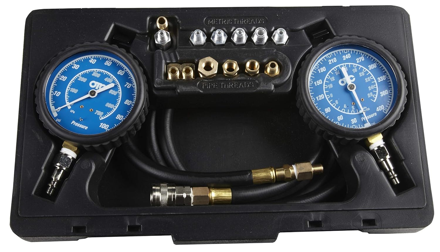 OTC 5610 Oil Pressure Kit Gives Engine and Transmission Tests Two Useful Ranges