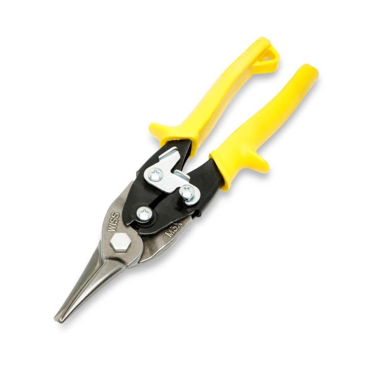 Crescent Wiss M3R Aviation Snips: Straight Cuts and Slight Curves in 18-Gauge Steel