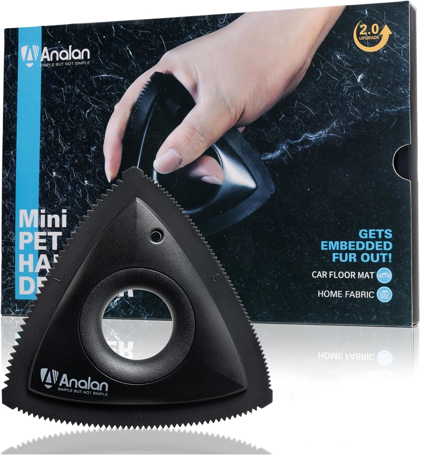 ANALAN Mini Pet Hair Remover: Loosen Upholstery Hair