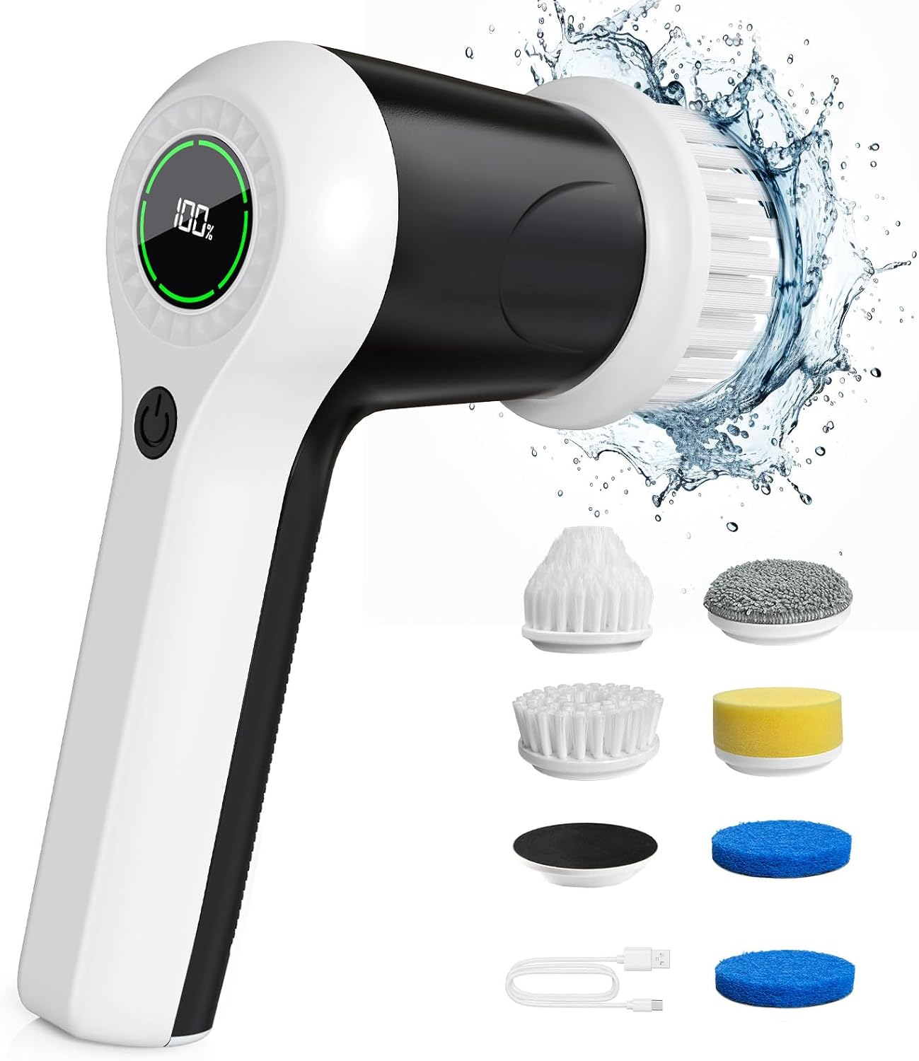PUFTEM PFCB01 vs Leebein Extendable Spin Scrubber: Battery Display or Adjustable Reach