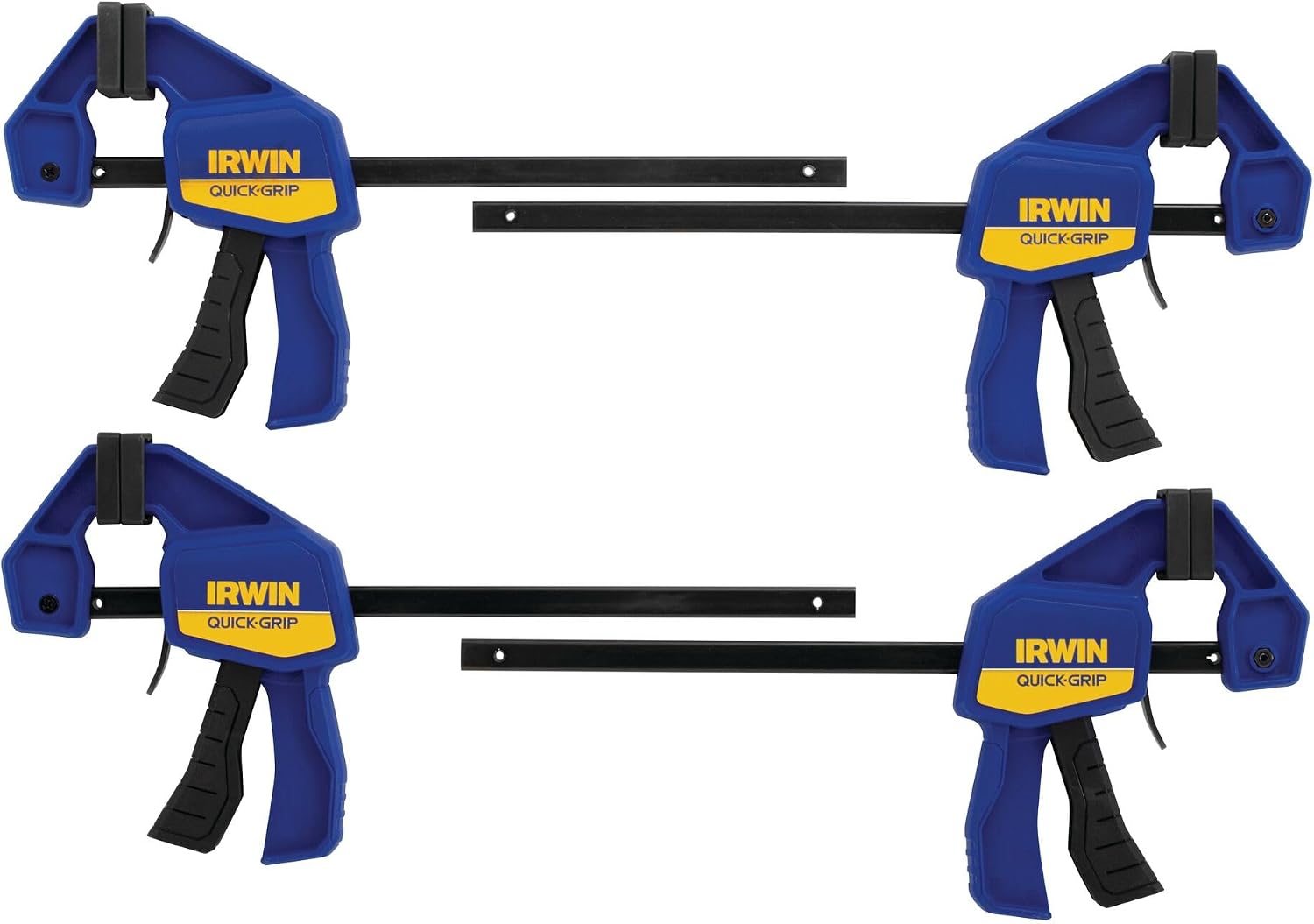 IRWIN QUICK-GRIP Mini Bar Clamps: Four Grips for Small Projects