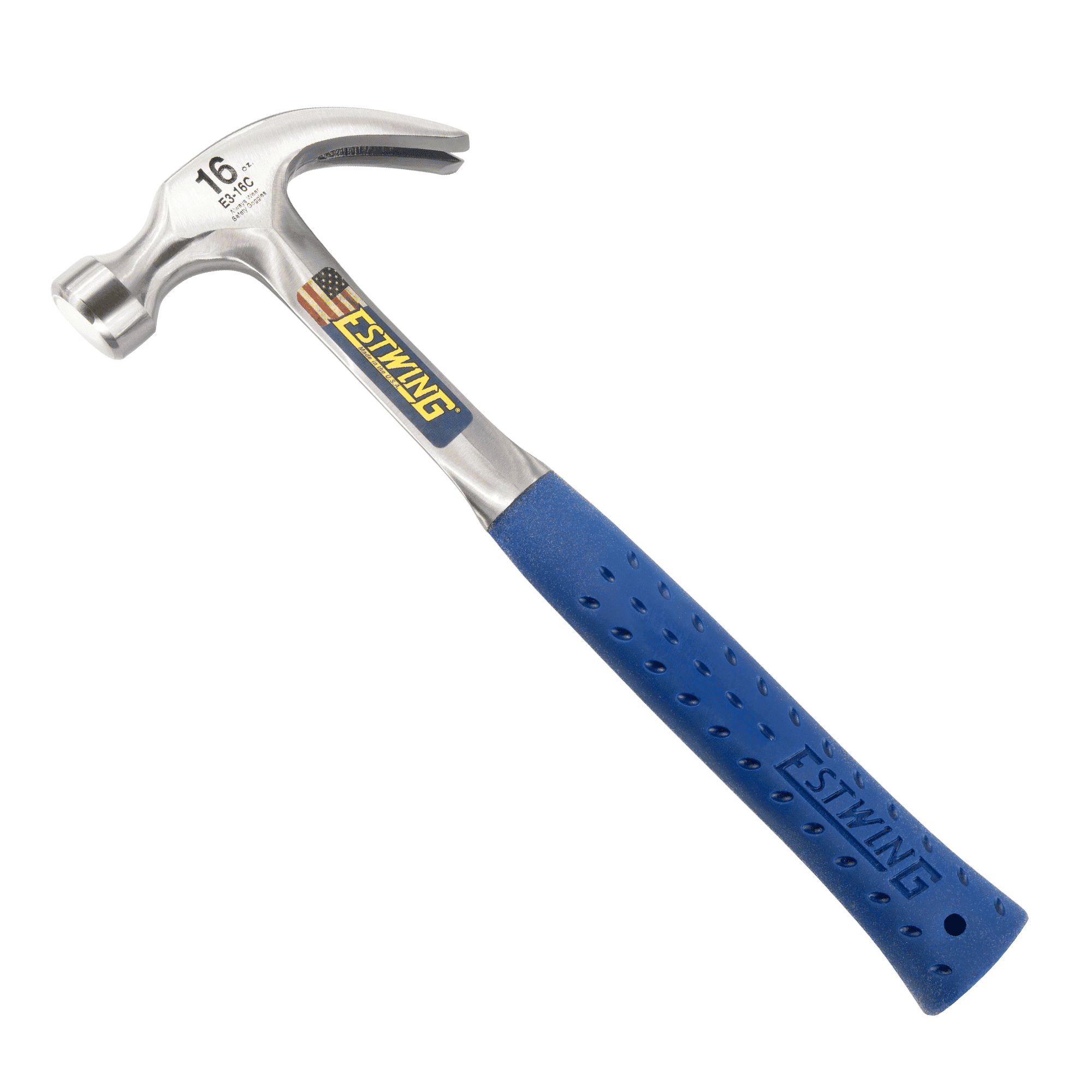ESTWING E3-16C 16 oz Claw Hammer: One-Piece Steel for Everyday Nailing