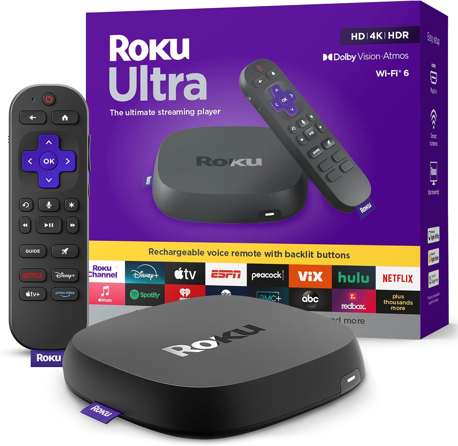 Roku Ultra Streaming Player: Plan the Connection and Remote