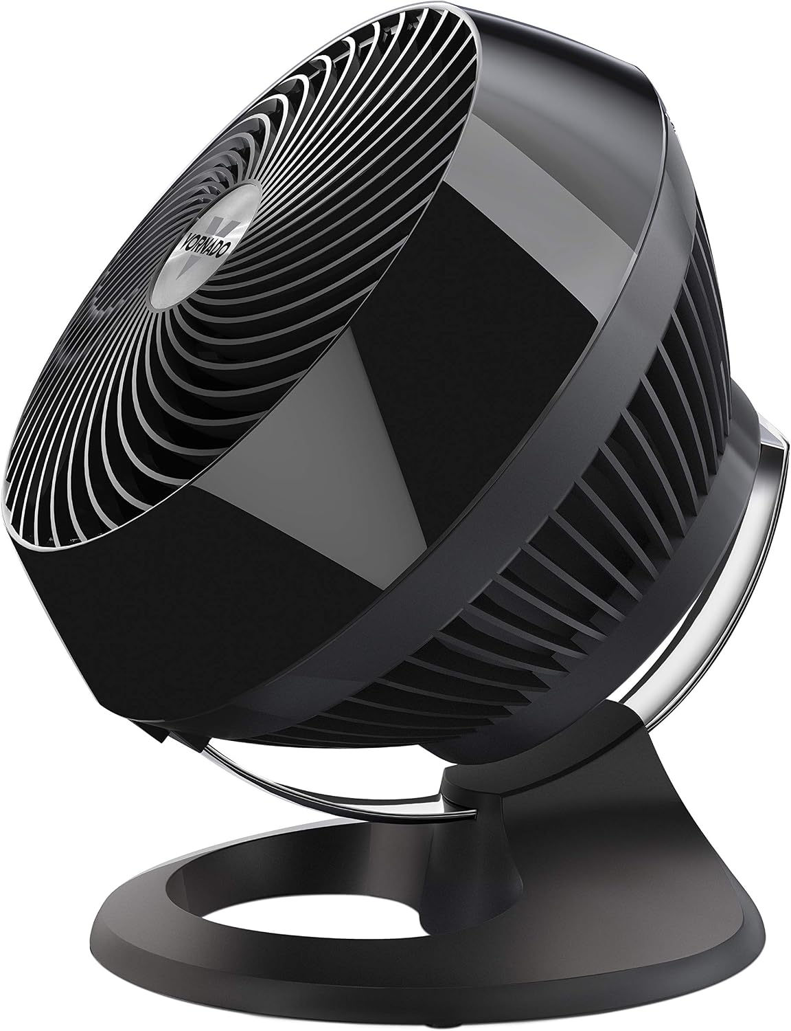Black Vornado 660 whole-room air circulator front view