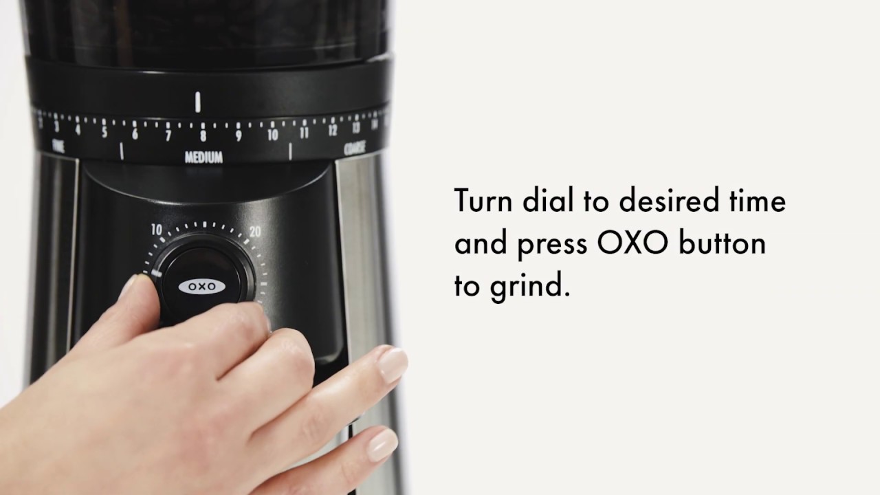 OXO Brew Burr Coffee Grinder: Save Your Timer Setting