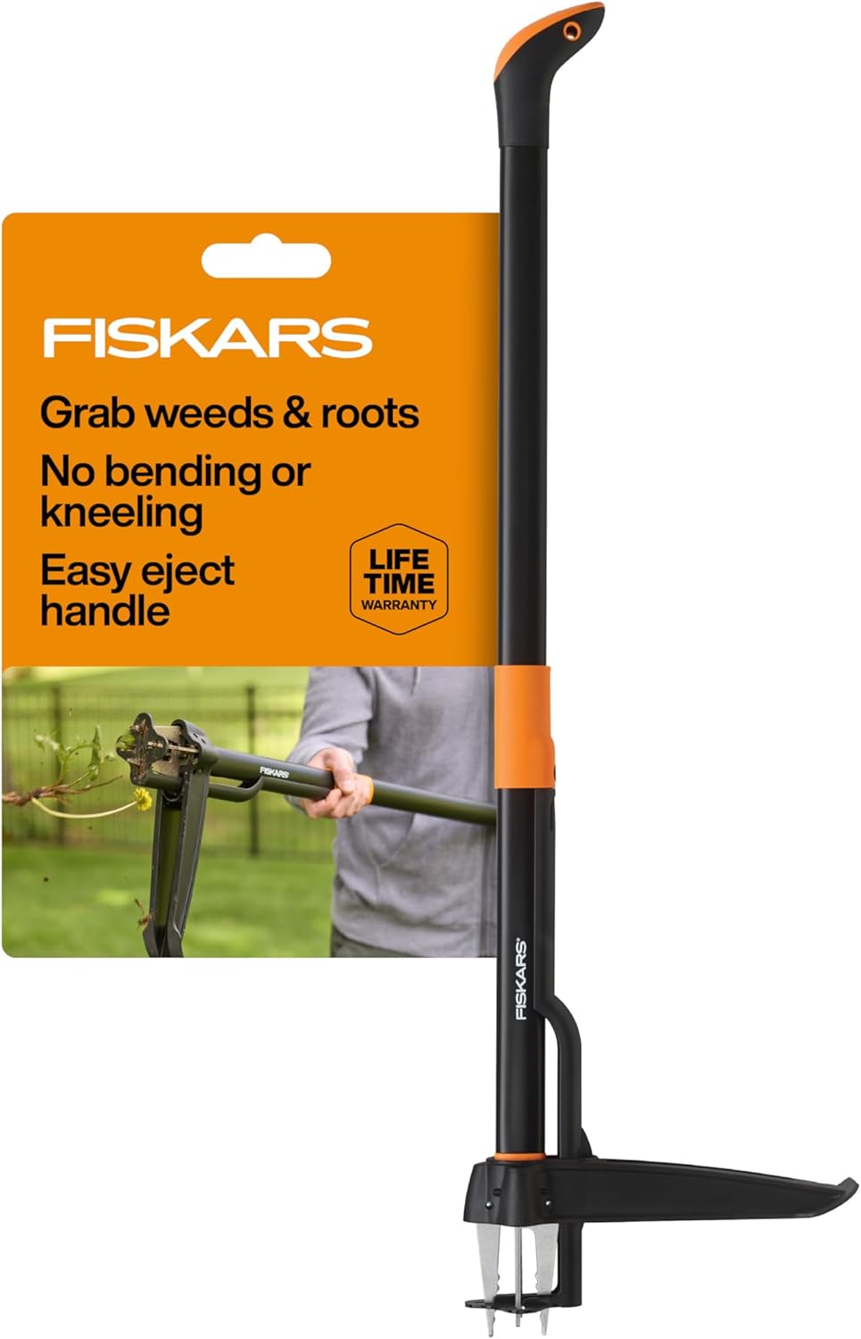 Fiskars 4-Claw Weed Puller: Stay Standing, Keep Moving