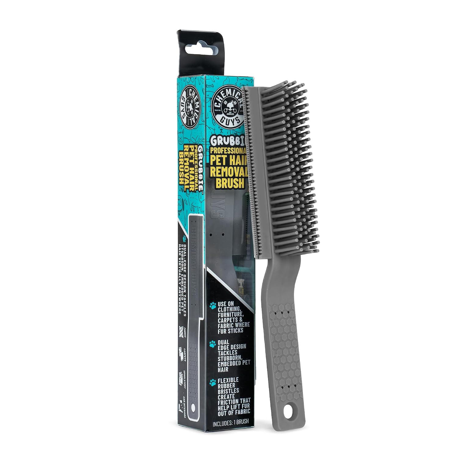 Chemical Guys Grubbie Pet Hair Brush: No Adhesive Refills