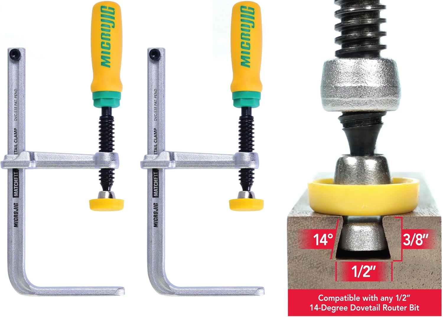 MICROJIG MATCHFIT 夹具：把夹头藏进燕尾槽