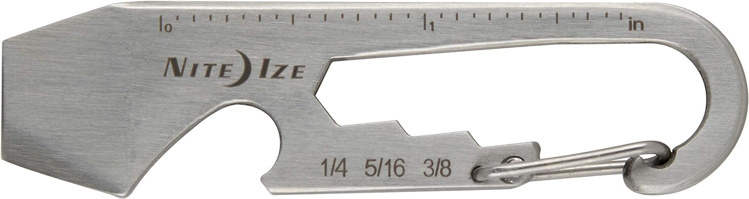 Nite Ize DoohicKey KMT-11-R3 钥匙工具:把五种临时处理挂在钥匙上