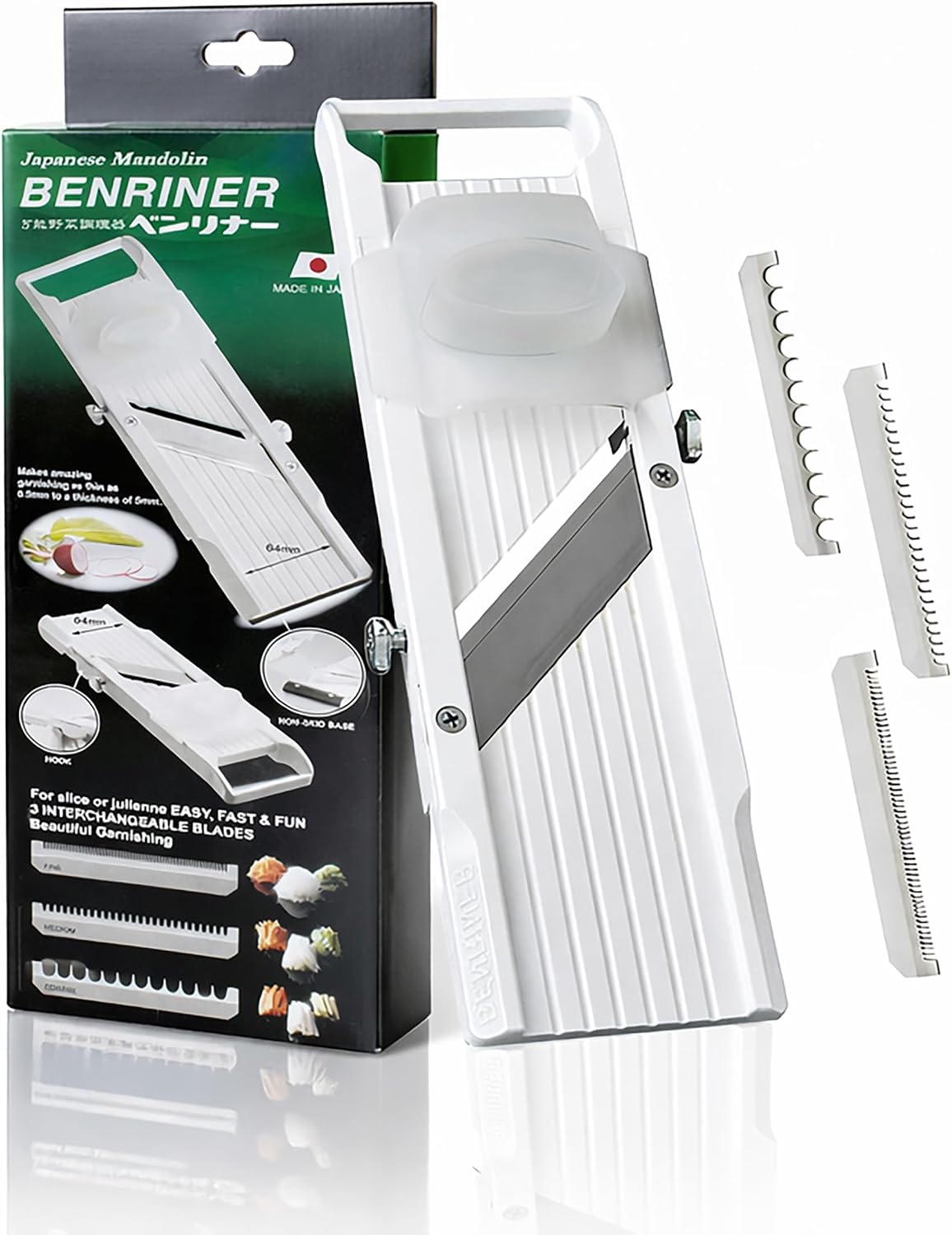 Benriner No.64 Mandoline: Choose the Width and the Cuts You Use