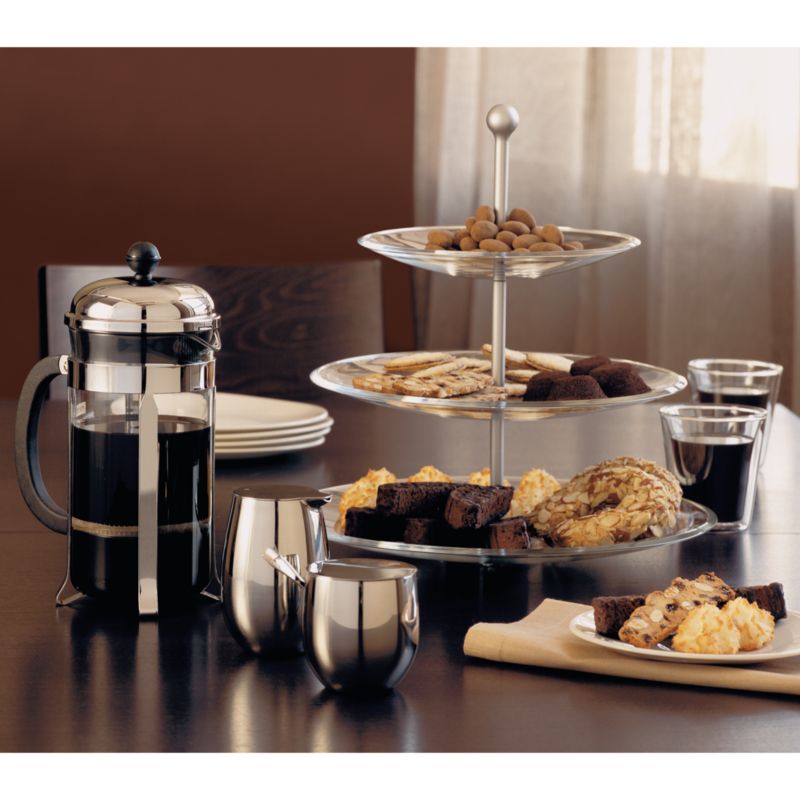 Bodum CHAMBORD 8-cup French press in a table setting
